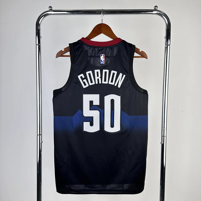 2024 Season NBA Denver Nuggets Basketball jersey city version #50 GORDON