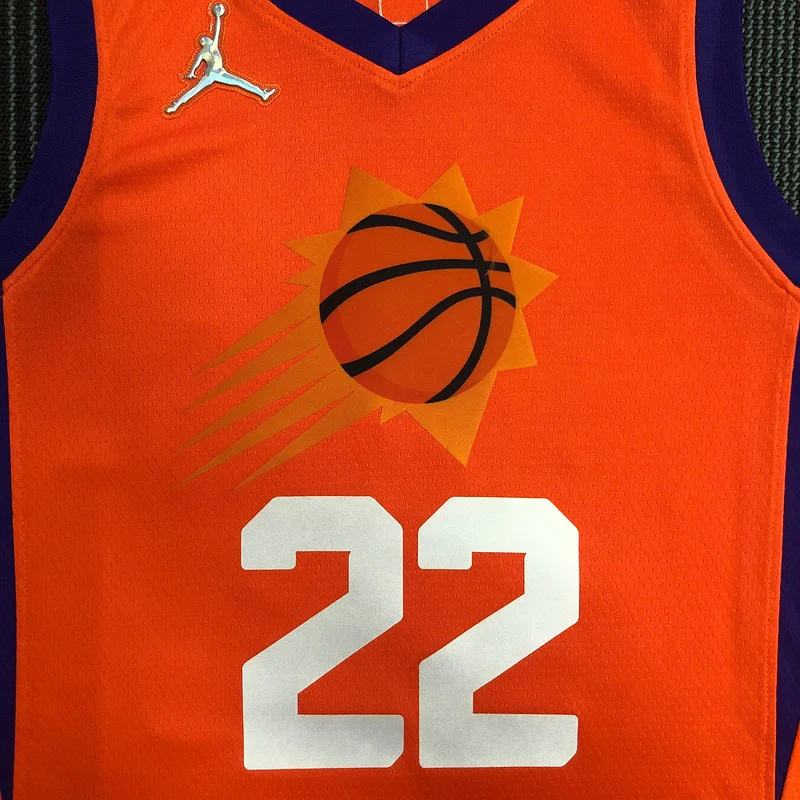 NBA Phoenix Suns Basketball jersey trapeze limited Orange #22 AYTON