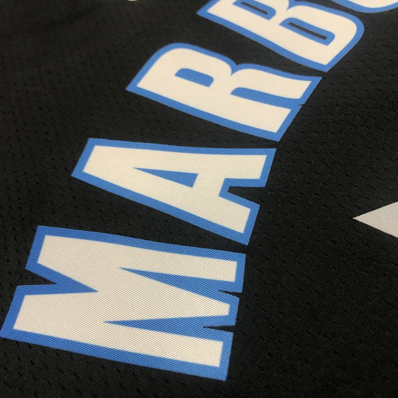 2018 Retro Minnesota Timberwolves Basketball Jersey Black #3 MARBURY