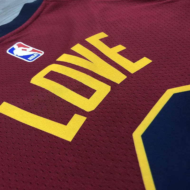 2017 Cleveland Cavaliers Basketball Jersey Red #0 LOVE