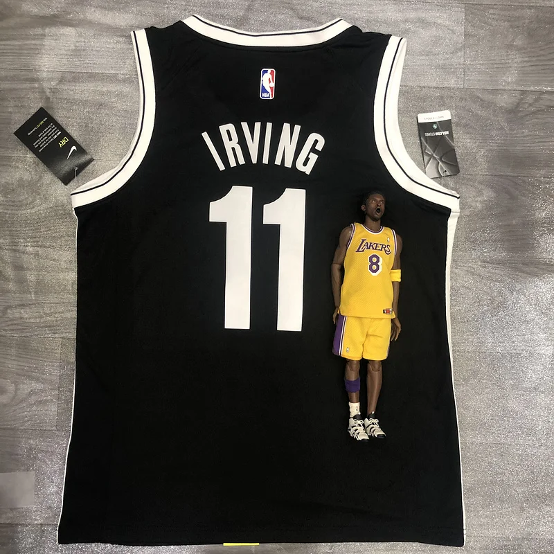 Brooklyn Nets Basketball jersey V-neck  Black #11 IRVING