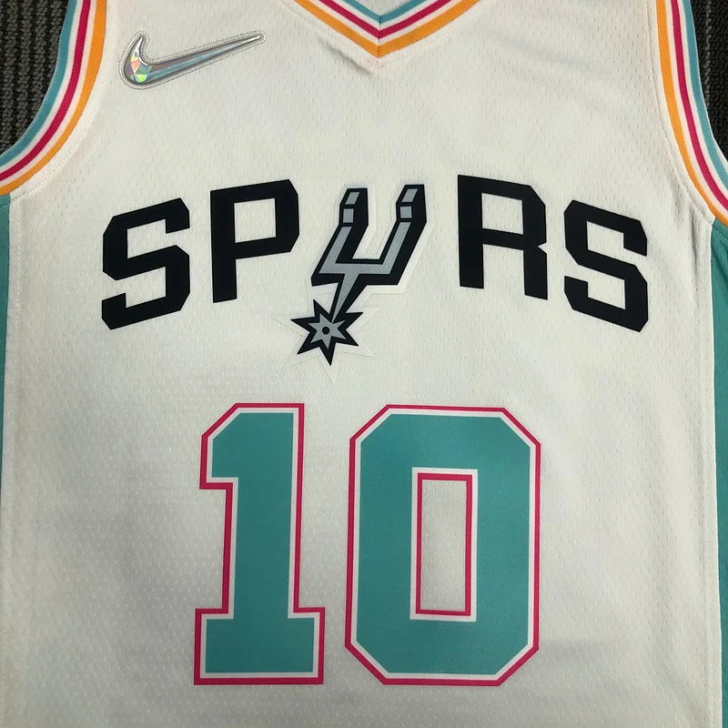 2022 San Antonio Spurs Basketball Jersey city version #10 DeROZAN