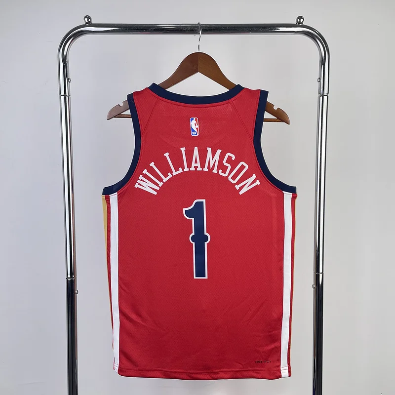 2024 New Orleans Pelicans Basketball jersey   trapeze  limited #1  WILLIAMSON