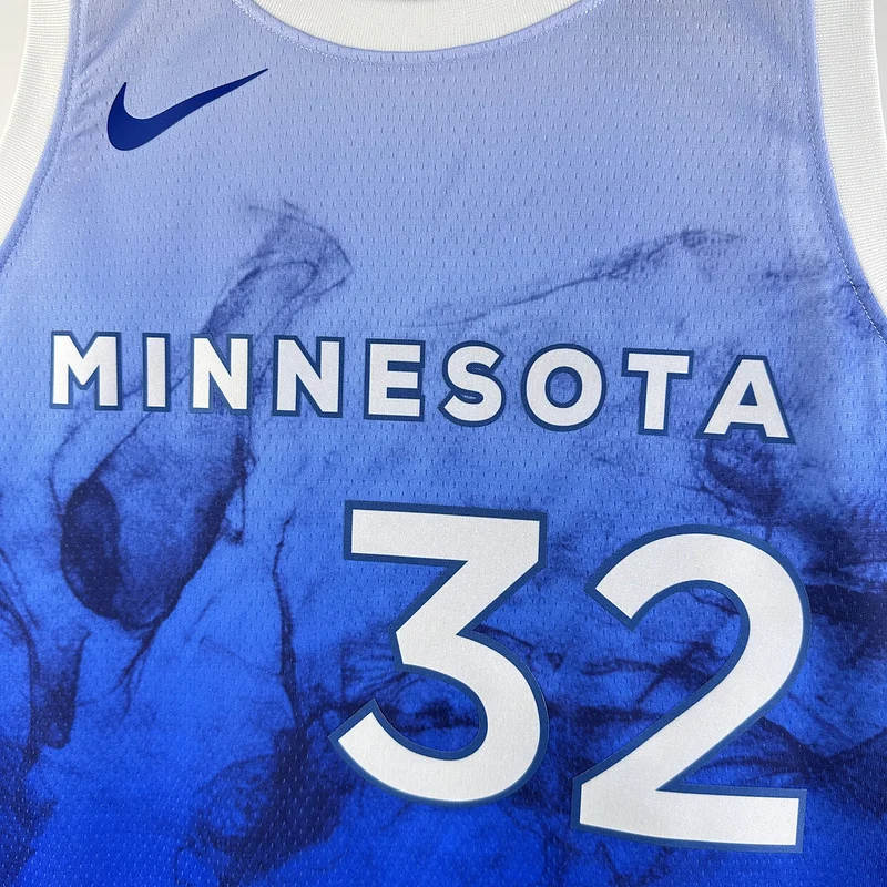 2024 Minnesota Timberwolves Basketball Jersey city version #32 TOWNS