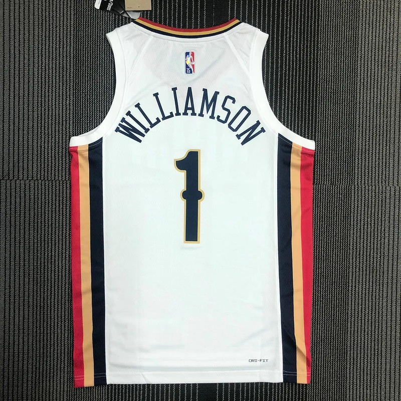 2022  New Orleans Pelicans Basketball jersey   city version  #1  WILLIAMSON