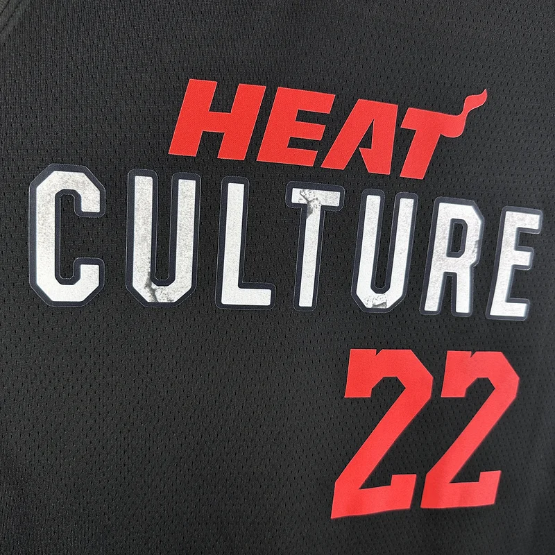 2024 Season NBA Miami Heat basketball jersey city version #22 BUTLER