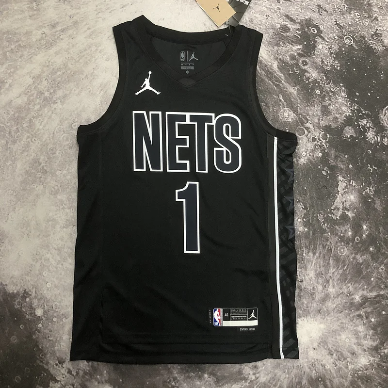 2023 Season Brooklyn Nets Basketball jersey Flyer style limited #1 BRIDGES