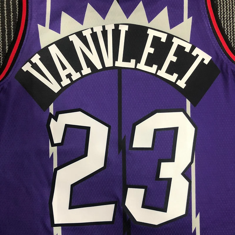 NBA Toronto Raptors Basketball Jersey Retro Purple #23 VANVLEET