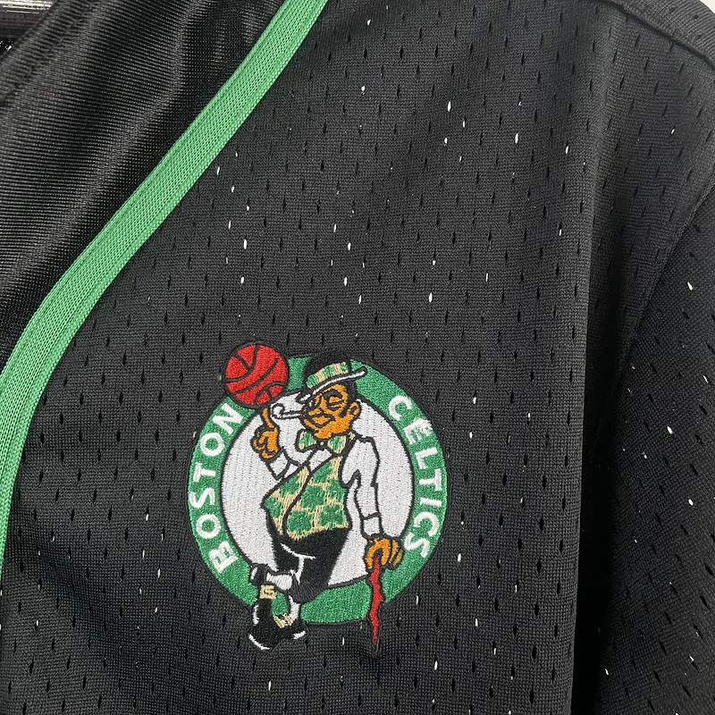 NBA钮扣开衫：NBA Boston Celtics Basketball Jersey