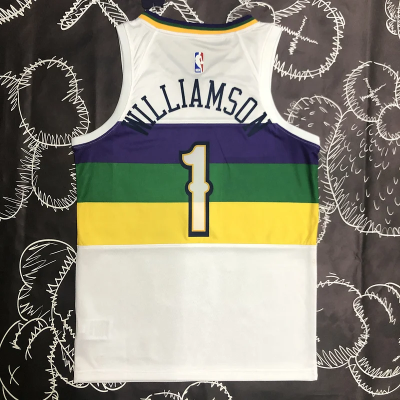 2018 New Orleans Pelicans Basketball jersey  city version  #1  WILLIAMSON