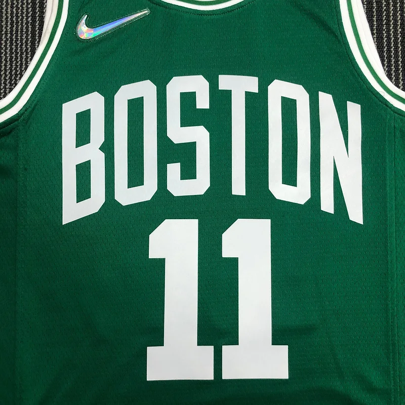 75th anniversary NBA Boston Celtics Basketball Jersey Green #11 IRVING