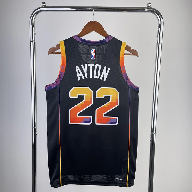 2023 Season NBA Phoenix Suns Basketball jersey trapeze limited #22 AYTON