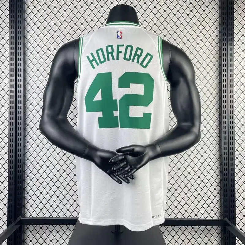 2023 Season NBA Boston Celtics Basketball Jersey White #42 HORFORD