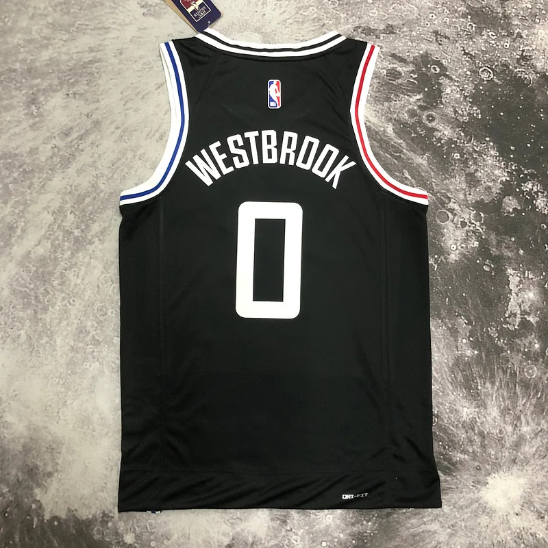 2023 Season   NBA Los Angeles Clippers Basketball jersey   city version  #0    WESTBROOK