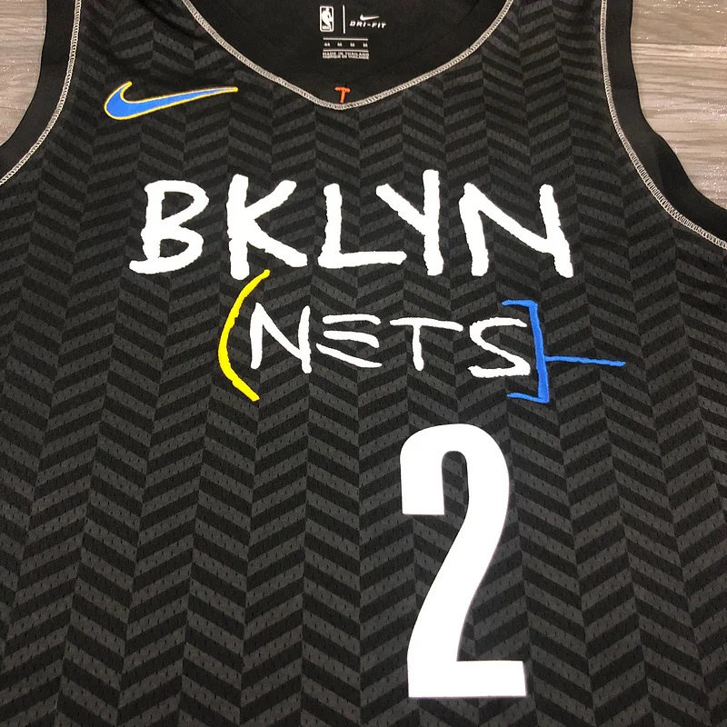 2021 Season Brooklyn Nets Basketball jersey city version graffiti style #2 GRIFFIN