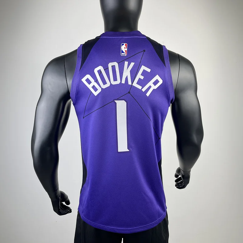 2018 Season NBA Phoenix Suns Basketball jersey city version #1 BOOKER