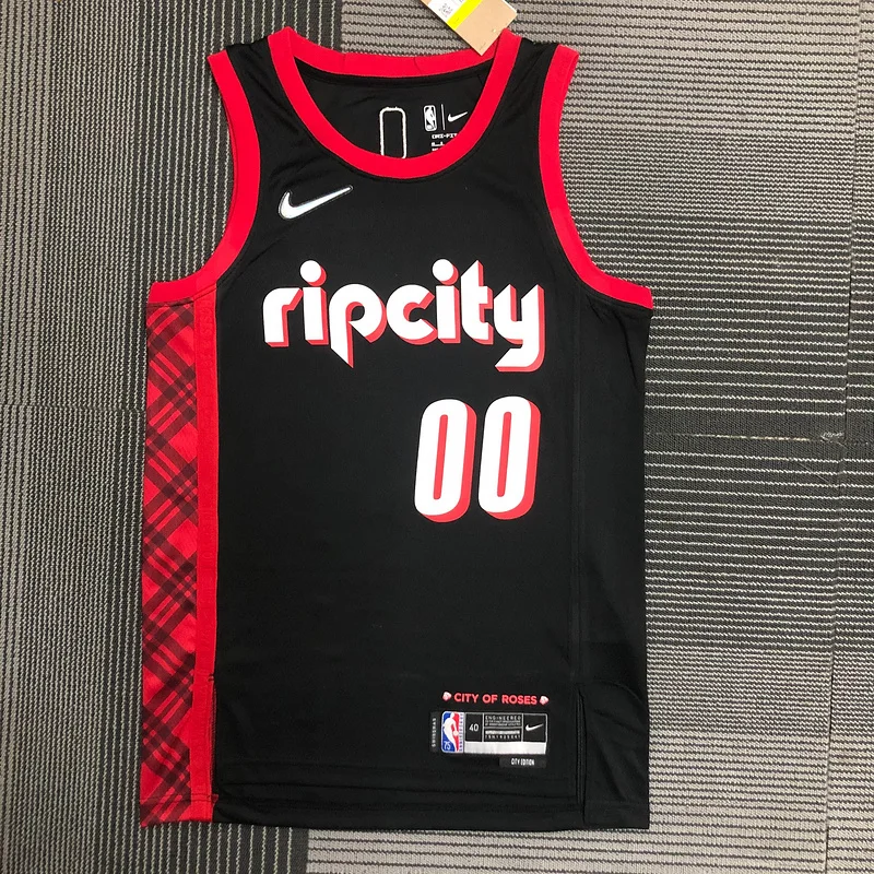 2022  Portland Trail Blazers Basketball Jersey   city version  #00   ANTHONY