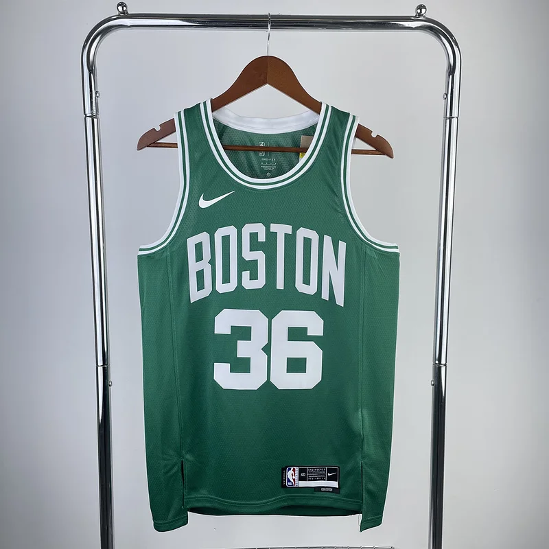 2023 Season NBA Boston Celtics Basketball Jersey Green #36 SMART