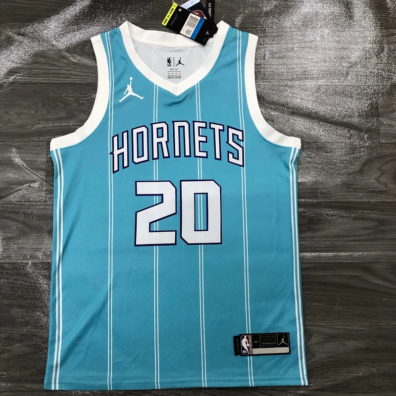 2020 Charlotte Hornets Basketball Jersey   Blue  #20  HAYWARD