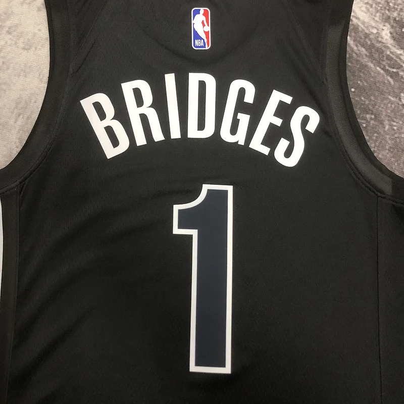 2023 Season Brooklyn Nets Basketball jersey Flyer style limited #1 BRIDGES