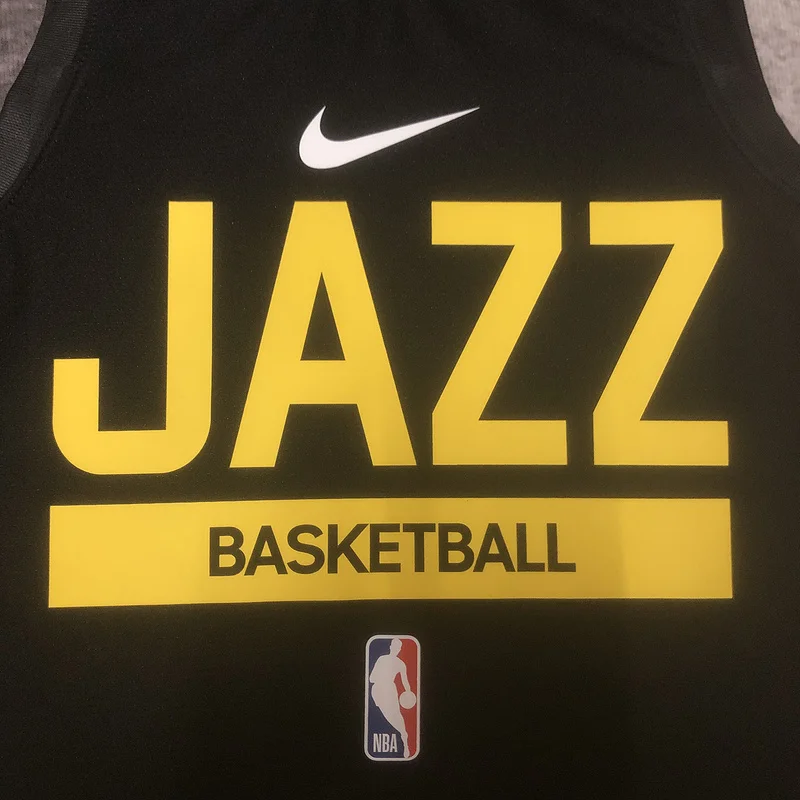 2023 Utah Jazz Basketball Jersey Black training vest