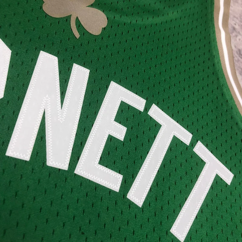 2007 2008 Season MN Hot Print Retro NBA Boston Celtics Basketball Jersey #5 GARNETT