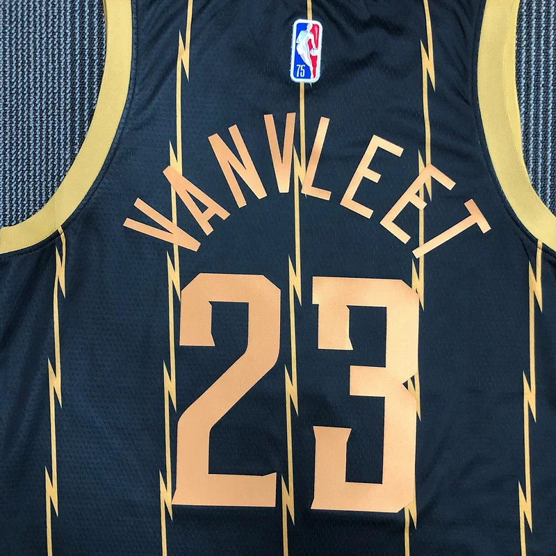 2022 NBA Toronto Raptors Basketball Jersey city version #23 VANVLEET