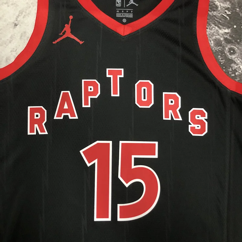 2023 NBA Toronto Raptors Basketball Jersey trapeze limited #15 CARTER