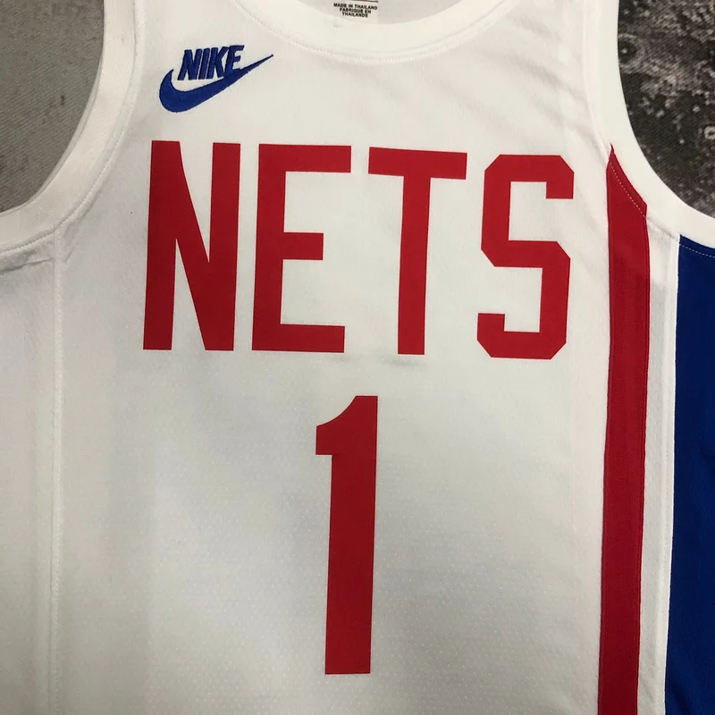 2023 Season Brooklyn Nets Basketball jersey Retro #1 BRIDGES