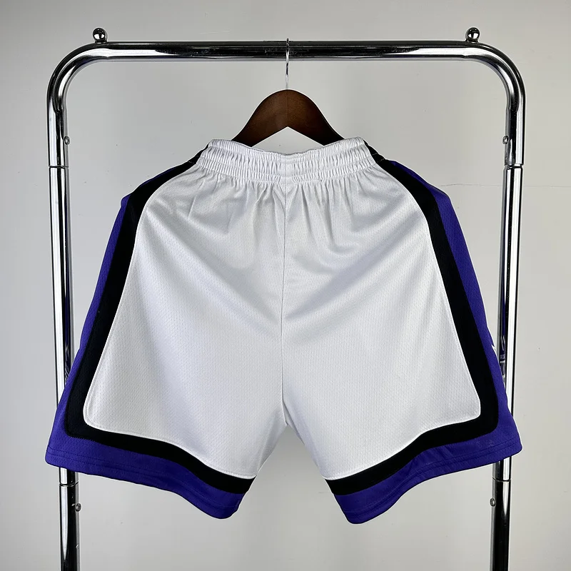 2024 Sacramento Kings Basketball Home White Shorts