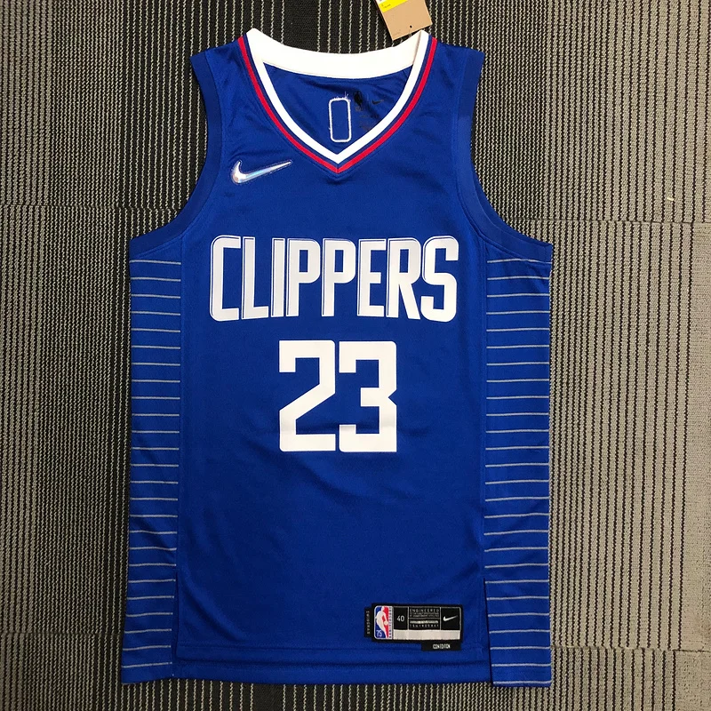 75th anniversary  NBA Los Angeles Clippers Basketball jersey   Blue  #23   WILLIAMS