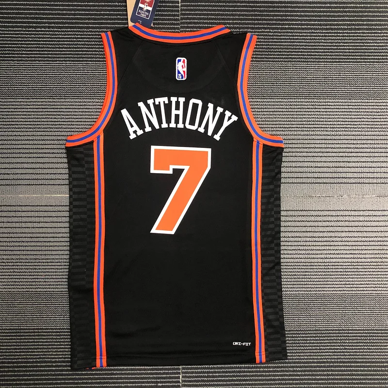 2022 New York Knicks Basketball Jersey city version #7 ANTHONY