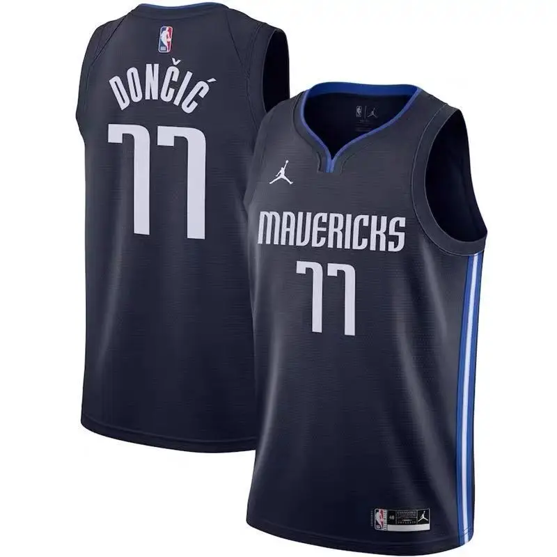 2021 Season NBA Dallas Mavericks basketball jersey JORDAN theme limited #77 DONCIC