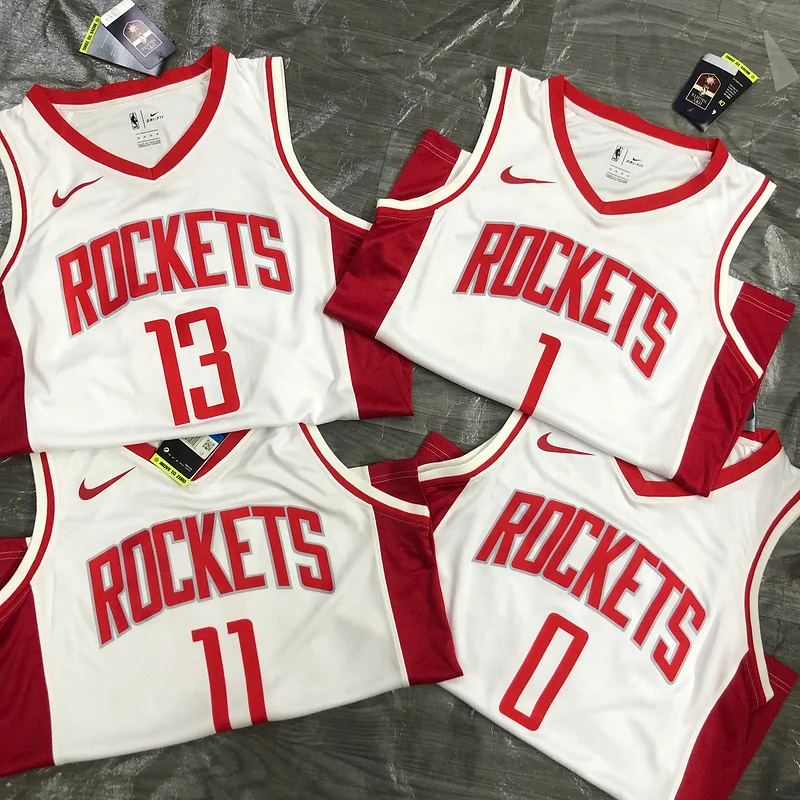 2021 Houston Rockets Basketball Jersey White #13 HARDEN