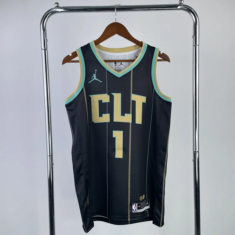 2023  Charlotte Hornets Basketball Jersey   city version #1  BALL