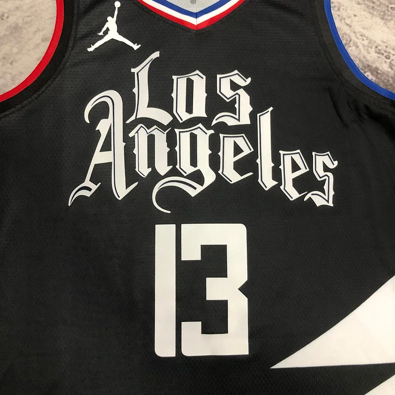 2023 Season   NBA Los Angeles Clippers Basketball jersey    trapeze  limited  #13   GEORGE