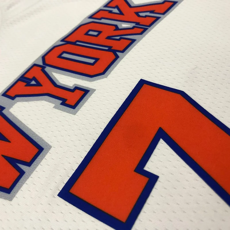 New York Knicks Basketball Jersey White #7 ANTHONY