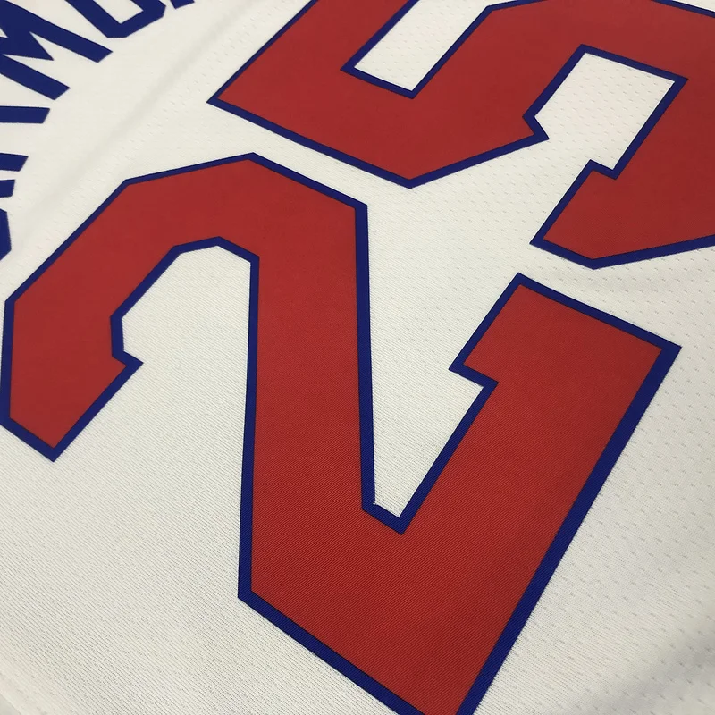 2021 Season NBA Philadelphia 76ers Basketball Jersey Retro limited #25 SIMMONS