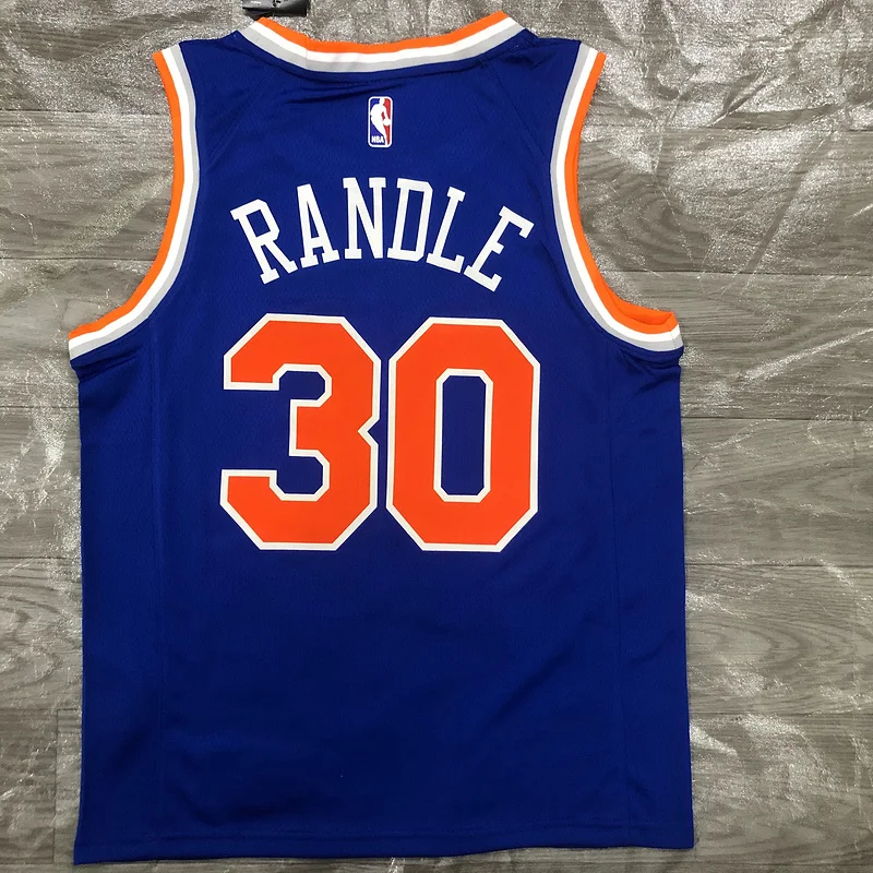 New York Knicks Basketball Jersey Blue #30 RANDLE