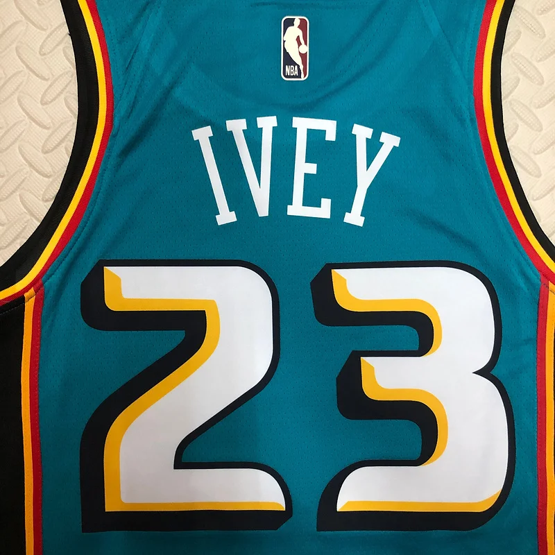 2023 Detroit Pistons Basketball Jersey Retro #23 IVEY