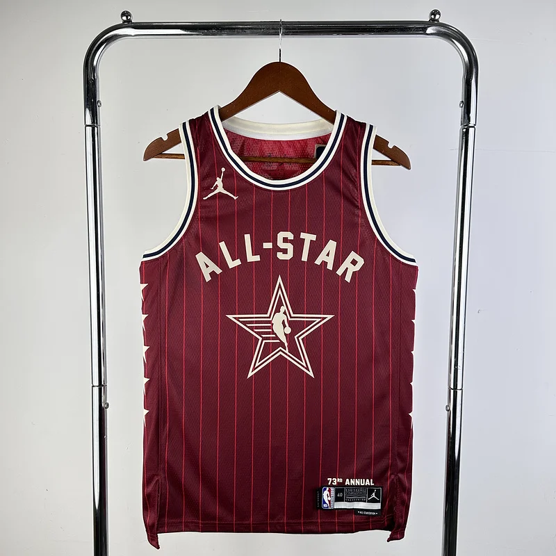 2024 Season NBA Dallas Mavericks basketball jersey All-Star red #77 DONCIC