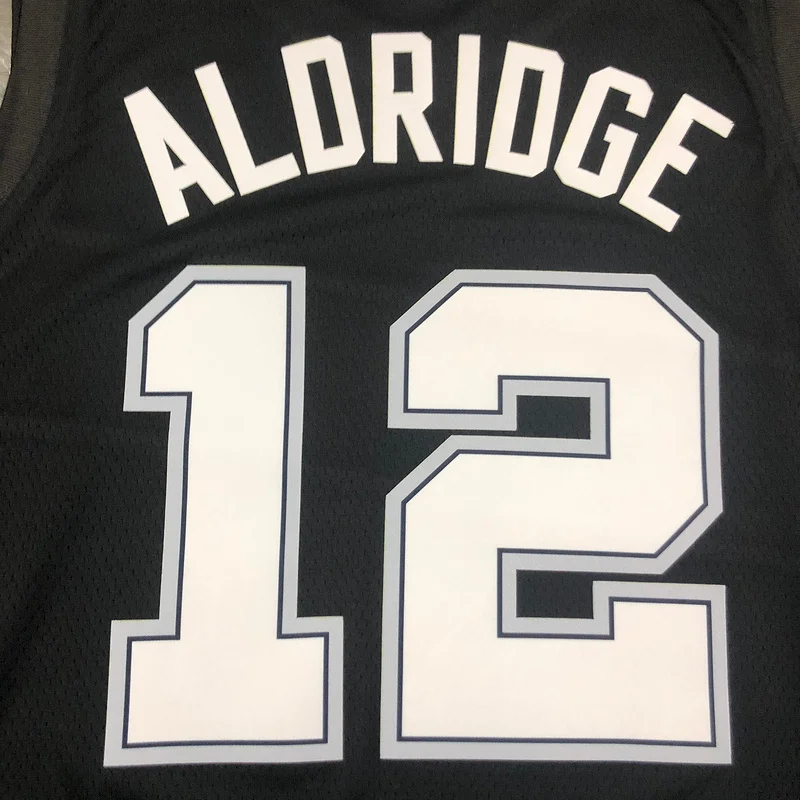 2021 San Antonio Spurs Basketball Jersey city version #12 ALDRIDGE