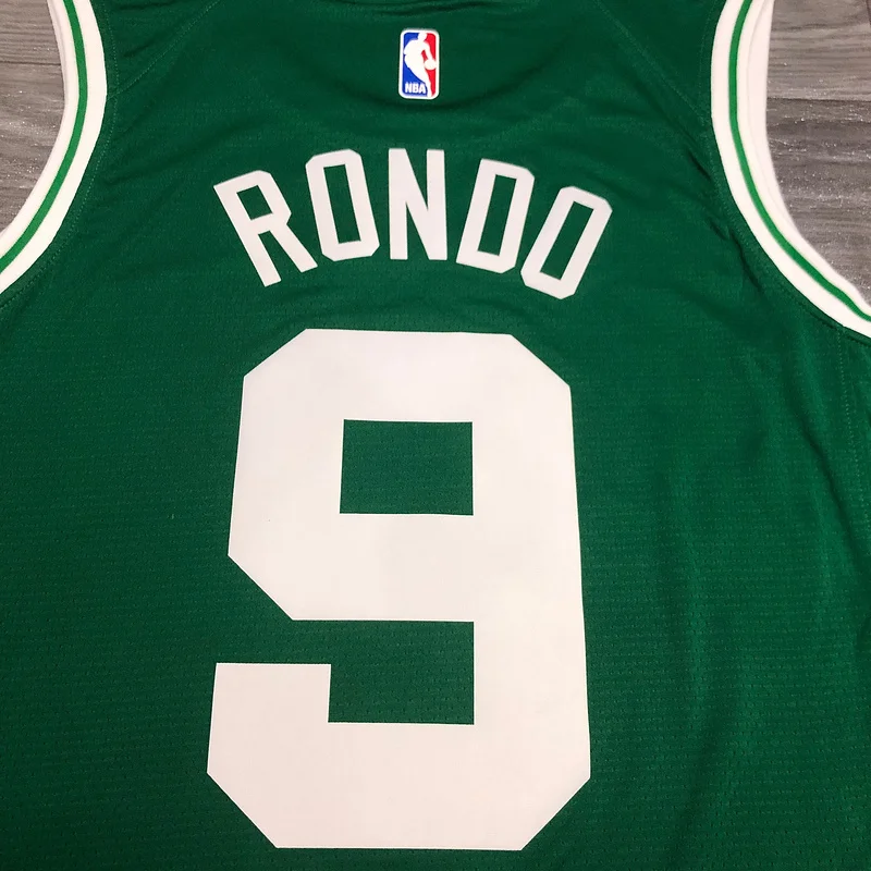 NBA Boston Celtics Basketball Jersey Retro Green #9 RONDO