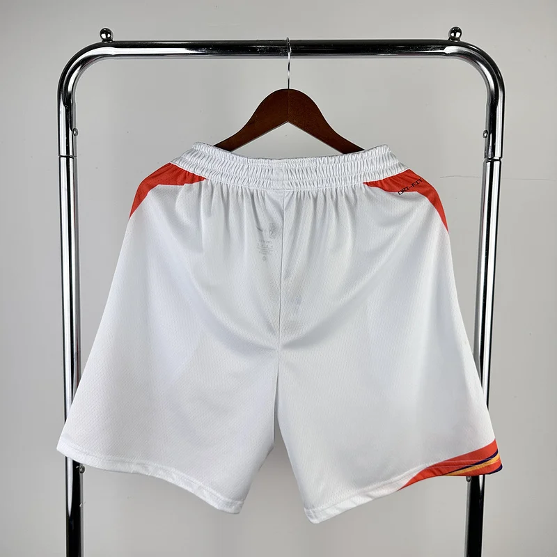 2024 Season NBA Phoenix Suns Basketball Home White Shorts