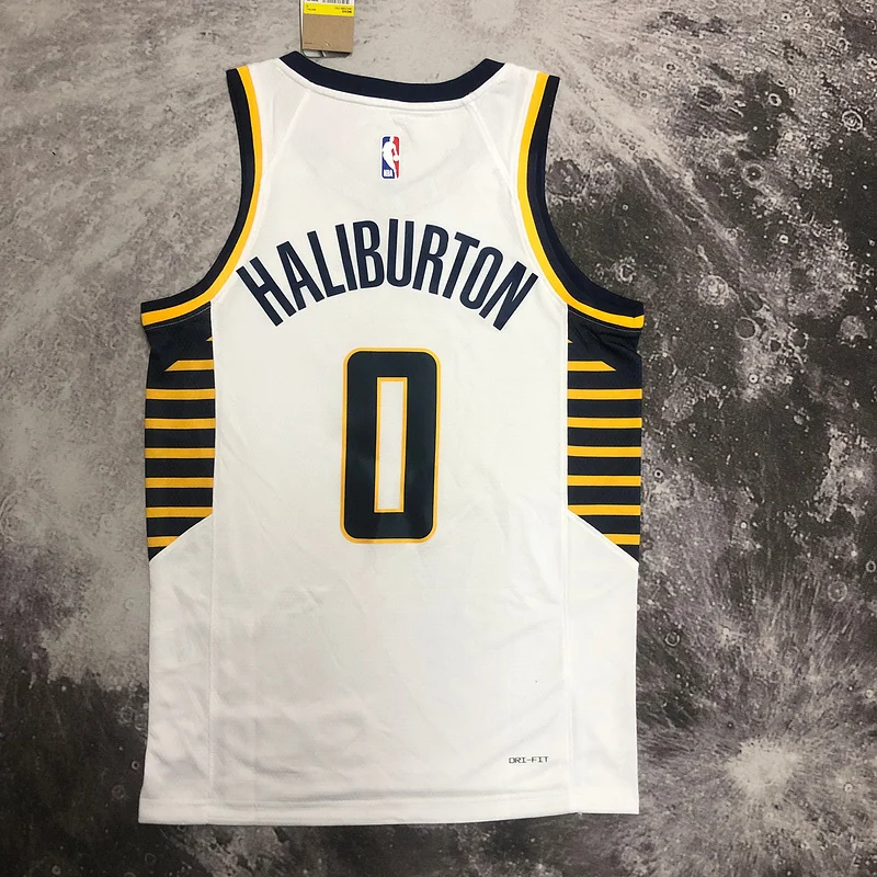 2023 Indiana Pacers Basketball Jersey Home #0 HALIBURTON