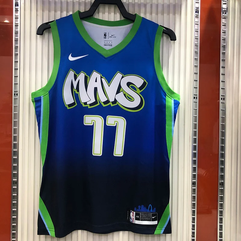 2020 Season NBA Dallas Mavericks basketball jersey limited #77 DONCIC