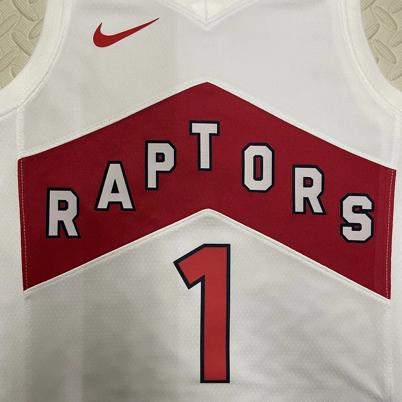 2023 NBA Toronto Raptors Basketball Jersey Home #1 McGrady