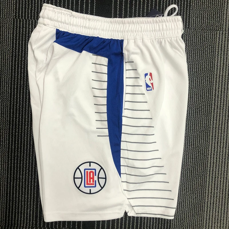 NBA Los Angeles Clippers Basketball limited  White  Shorts