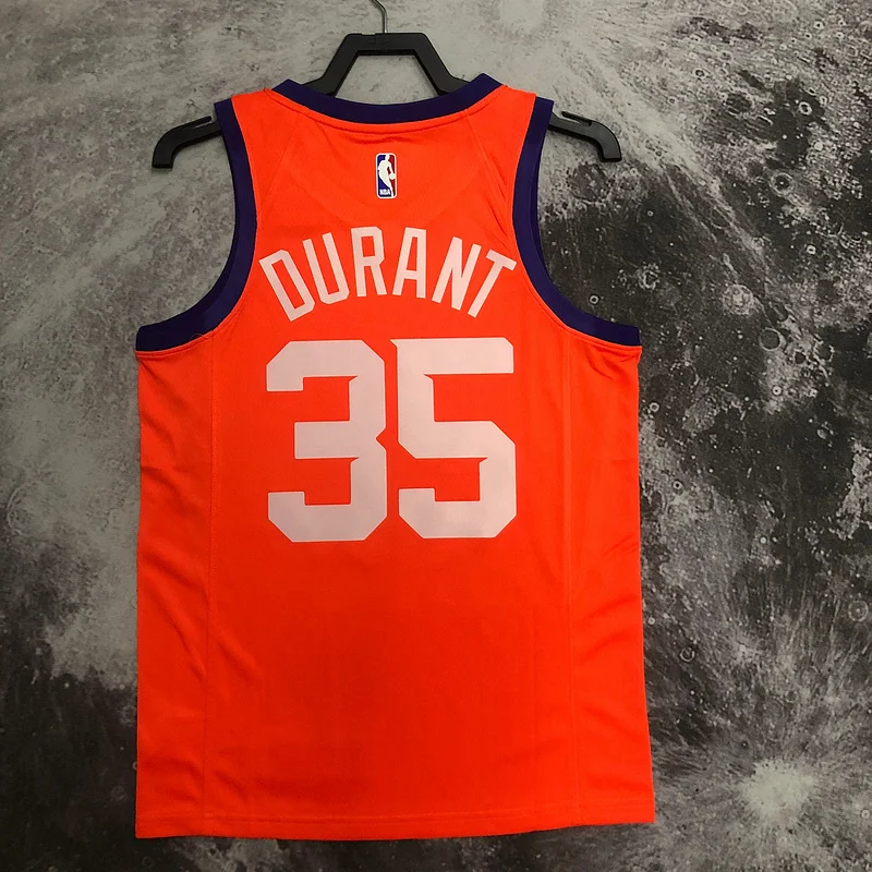 NBA Phoenix Suns Basketball jersey trapeze limited Orange #35 DURANT