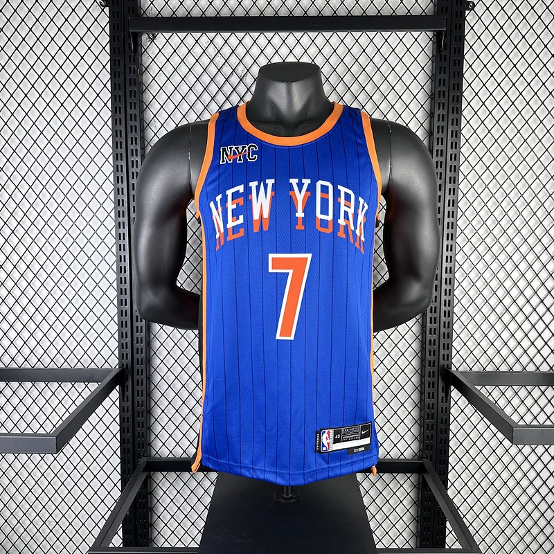 2024 New York Knicks Basketball Jersey city version #7 ANTHONY